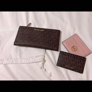 Michael Kors Slim Wallet_Limited Edition Nude Pink